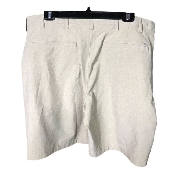 Izod tan heather Mens Shorts 38 - Picture 2 of 4